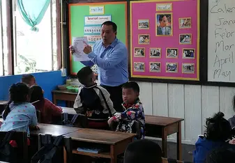 Teaching young kids