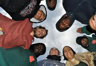 Group huddle