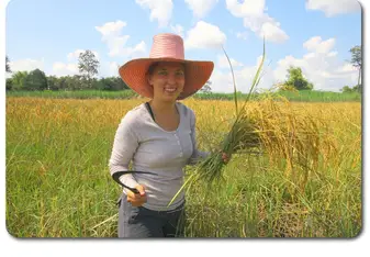 me at the ricefield