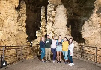 At the Grotte Frasassi