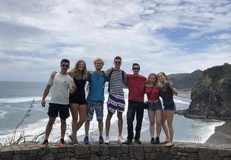 Yep IS participants smiling where they work in New Zealand.
