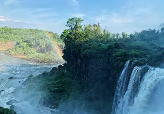 Iguazu Falls from Argentinian side. 