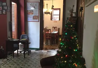 Lobby and dining room