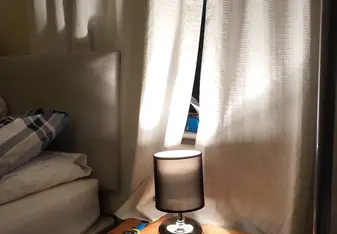 warm desk lamp