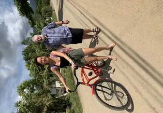 Biking to teach 