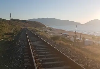 It is a picture which describes the way to the horizon