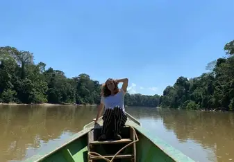 The beautiful boat ride on the Las Piedras