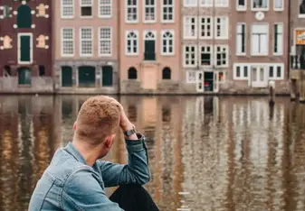 This photo was taken during one of our weekend trips to Amsterdam. These streets were full of bicycles and amazing places to eat. I would love to go back and highly recommend this destination.