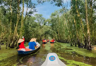 Boat ride in Vietnam