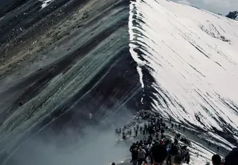 A picture of rainbow mountain that I took on a personal trip.