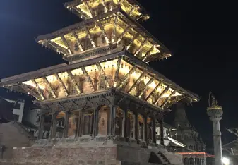 Patan Durbar Square, near my homestay in Nepal 