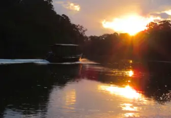 River in the evening