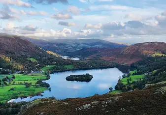 Lake District from an altitude of 500 + metres above sea level