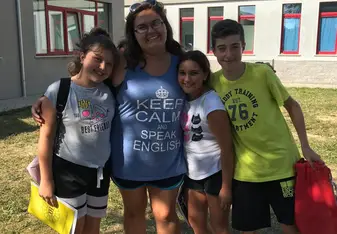 Last day of camp! We all were so sad to leave these kids!