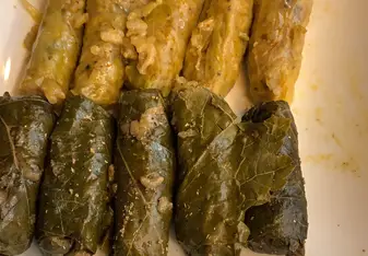 This Mahshi was good but we had the best Mahshi at my Arabic teacher's house!