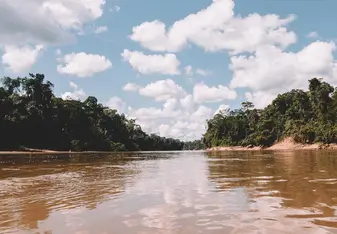 the river