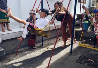 Playing with them was a way of making them happy, just enjoying they daily activities and what they liked to do.