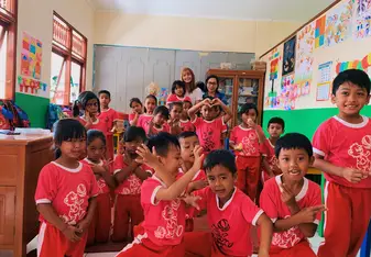 Group photo of my kindergarten class