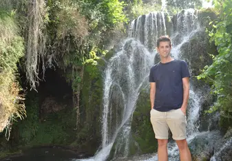 Waterfall in Castilla y Leon