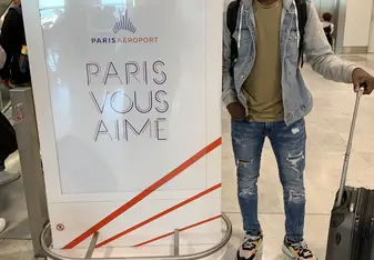 When I arrived at CDG airport