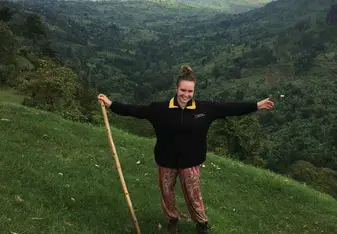 One of the many beautiful views Uganda has to offer! Sipi Falls