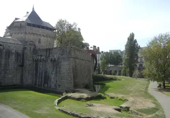 Nantes' chateau, the ancient seat of government in the Brittany region