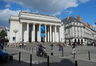 The city center close to my IES center with the Theatre Graslin, an iconic landmark of Nantes