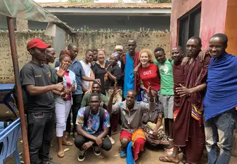 My class in Maasai town