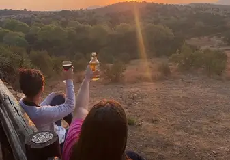 Enjoying an amazing sunset