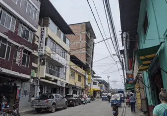 The street to the open market