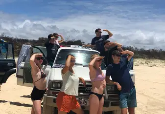 4x4 on Fraser Island 