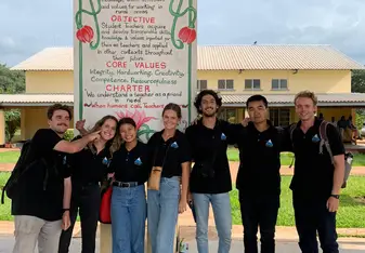 Hidden Hunger and Solar team after a successful meeting with an NGO.