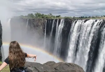Me at Victoria Falls