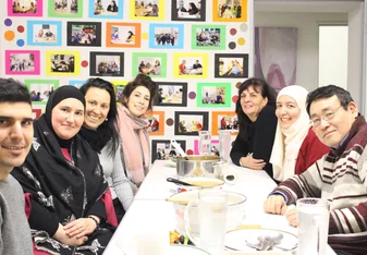 Gathering at the Center :) 