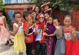 Teej Day Celebration with the Students