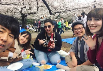 "Ohana" means family, and "mi" is mine, My Family <3 hahaha... Ohanami is a Japanase tradition that is lost of fun!