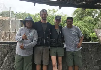 Volunteering at the Giant Tortoise Breeding Centre