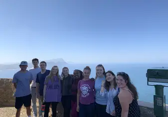 Me and other Vacorps interns at Cape Point