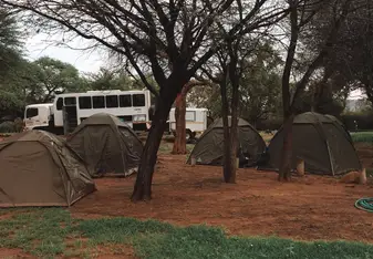 Our campsite at Waterberg 
