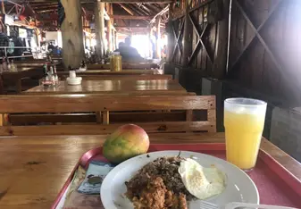 Food we had on the way to Natuwa from Tortuga 