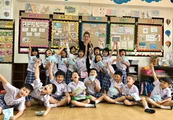 Last day of school with my P1 (1st Grade) students.