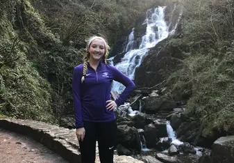 On our way to the Ring of Kerry we stopped at Torc Falls.