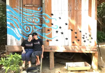 Hut at Tiga Ruang