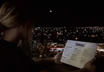 Chillin' at the Hilton Skybar
