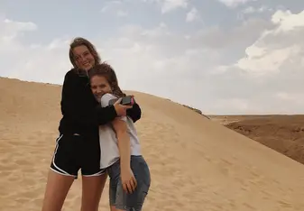 in the kasui sand dunes