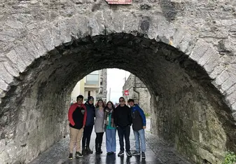 Some of my friends and I on a CAPA trip to Galway, Ireland
