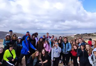 We traveled to the West Bank for the day to learn about the history there 