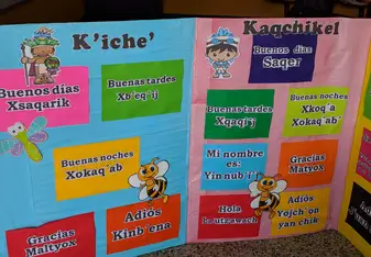 One of the presentation boards for the students' civic event on 10 Feb 2020