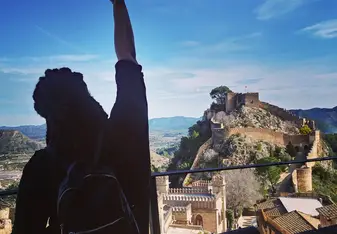 A view of the castle in Peniscula