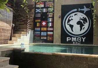 Pool in the volunteer house